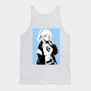 Stylish Anime Girl - Japanese Streetwear Tank Top